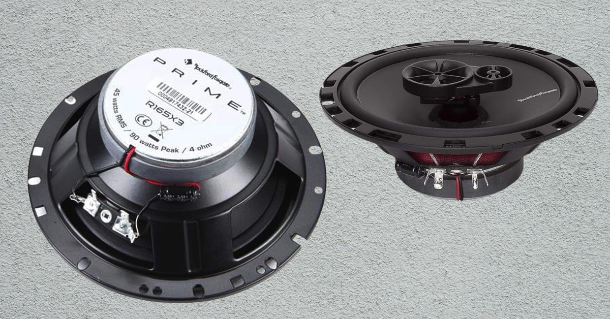Rockford Fosgate R165X3 6.5 door speakers for bass