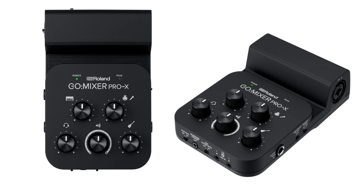 Roland GO:MIXER PRO-X mixer for recording