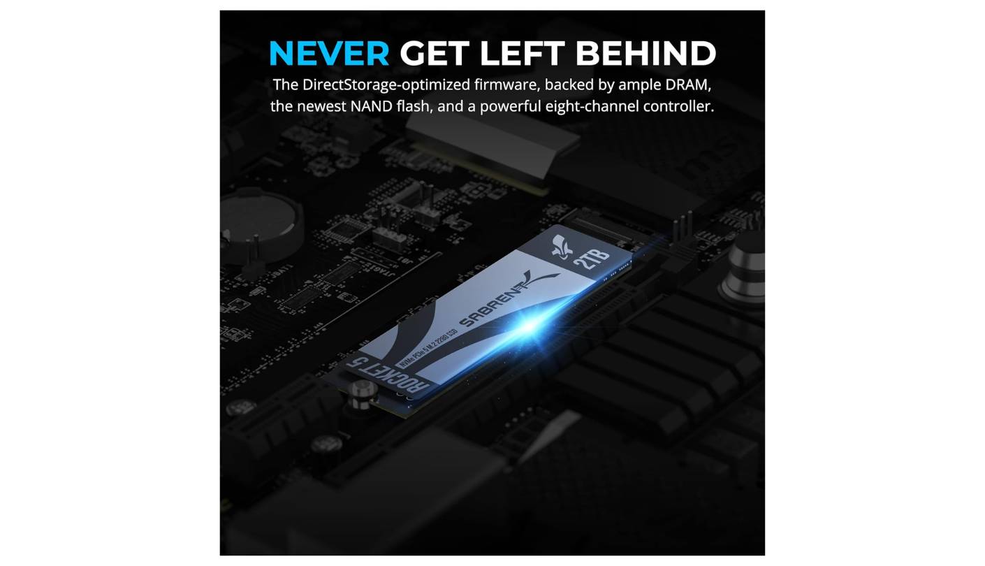 SABRENT Rocket 5 SSD for gaming PC