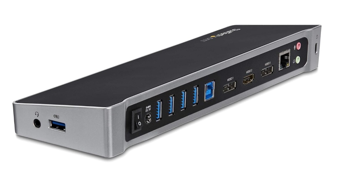 STARTECH.COM TRIPLE MONITOR docking station for laptop