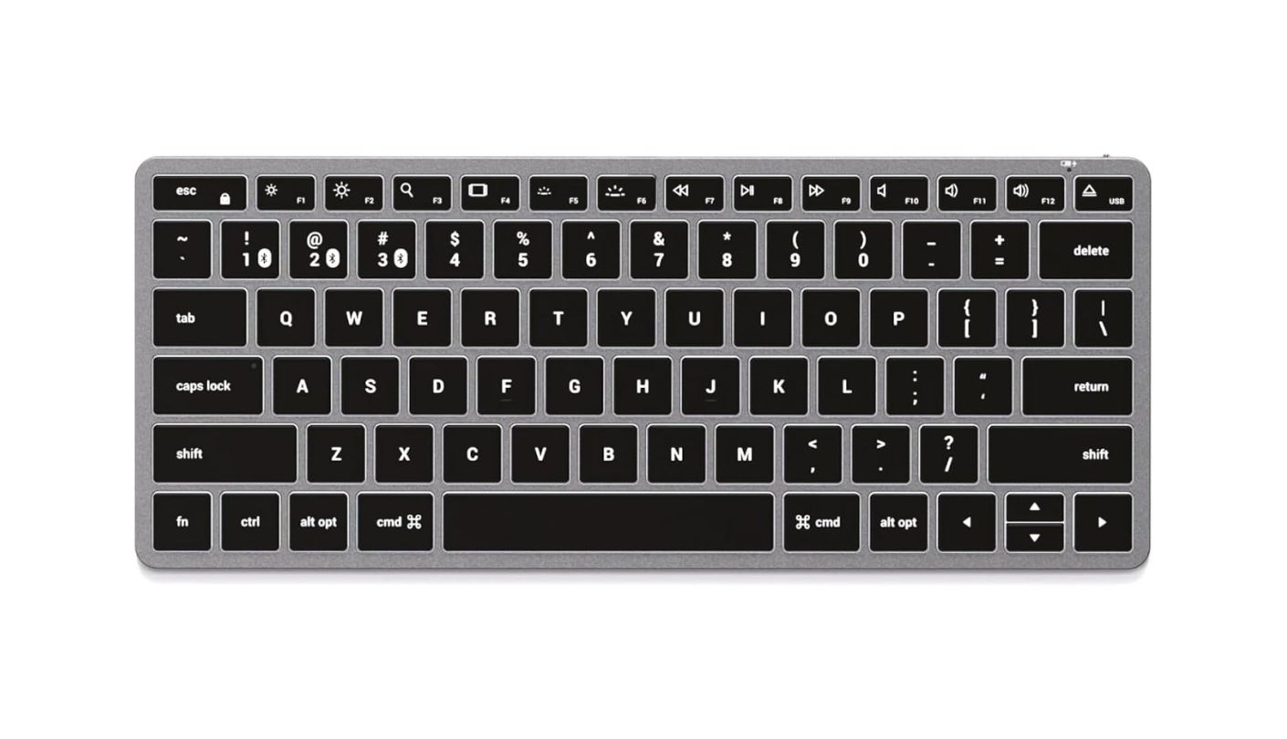 Satechi Slim X1 compact keyboard for tight desk space