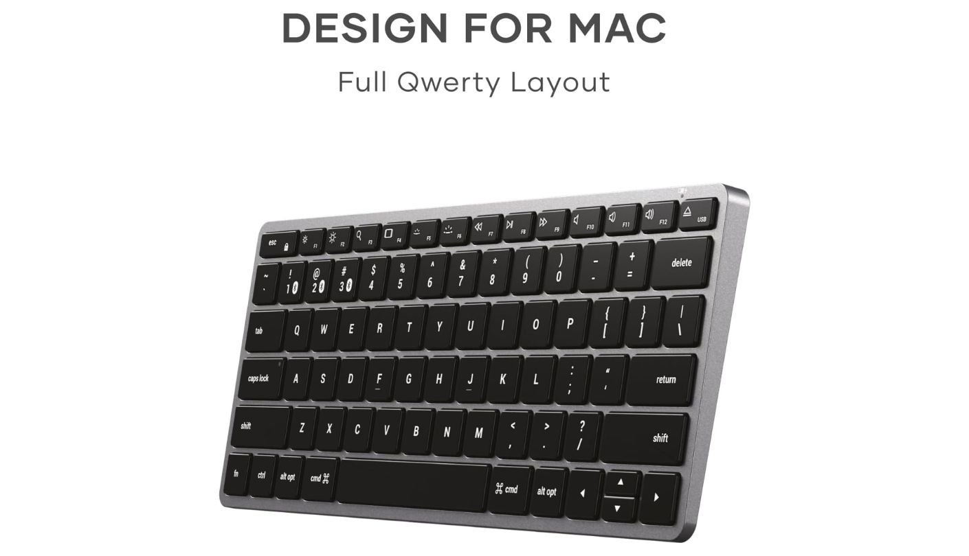 Satechi Slim X1 wireless keyboard for small desk