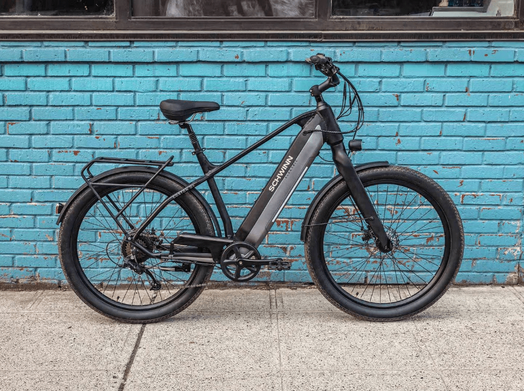 Schwinn Coston DX Adult electric bike with child seat