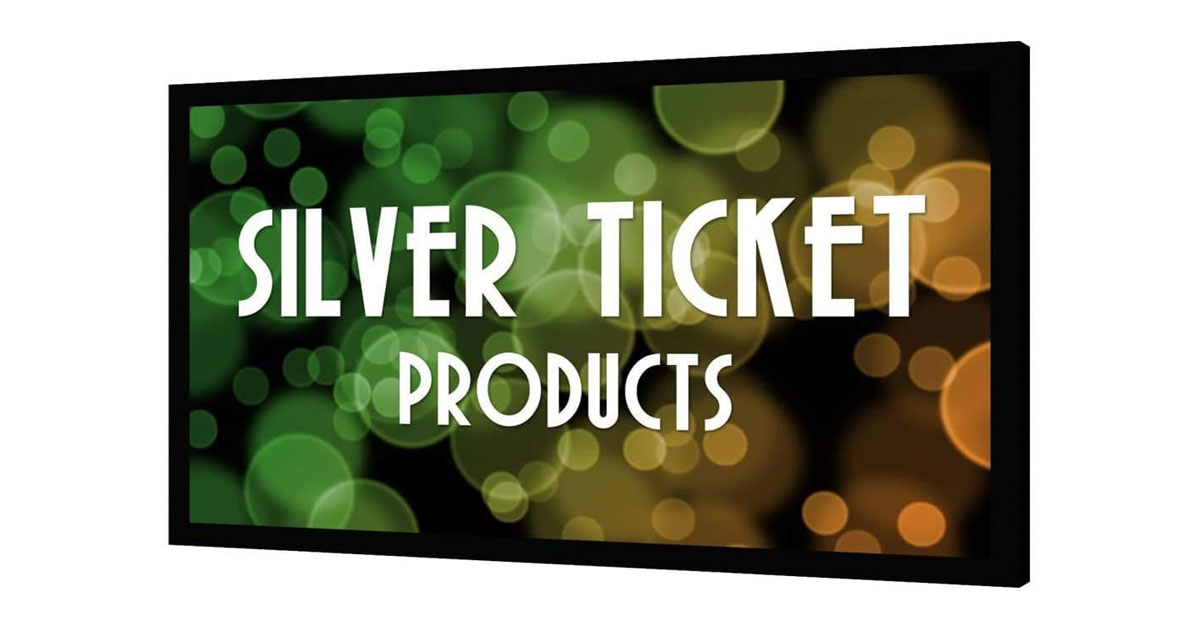 Silver Ticket Products 4k projector screen for home theater