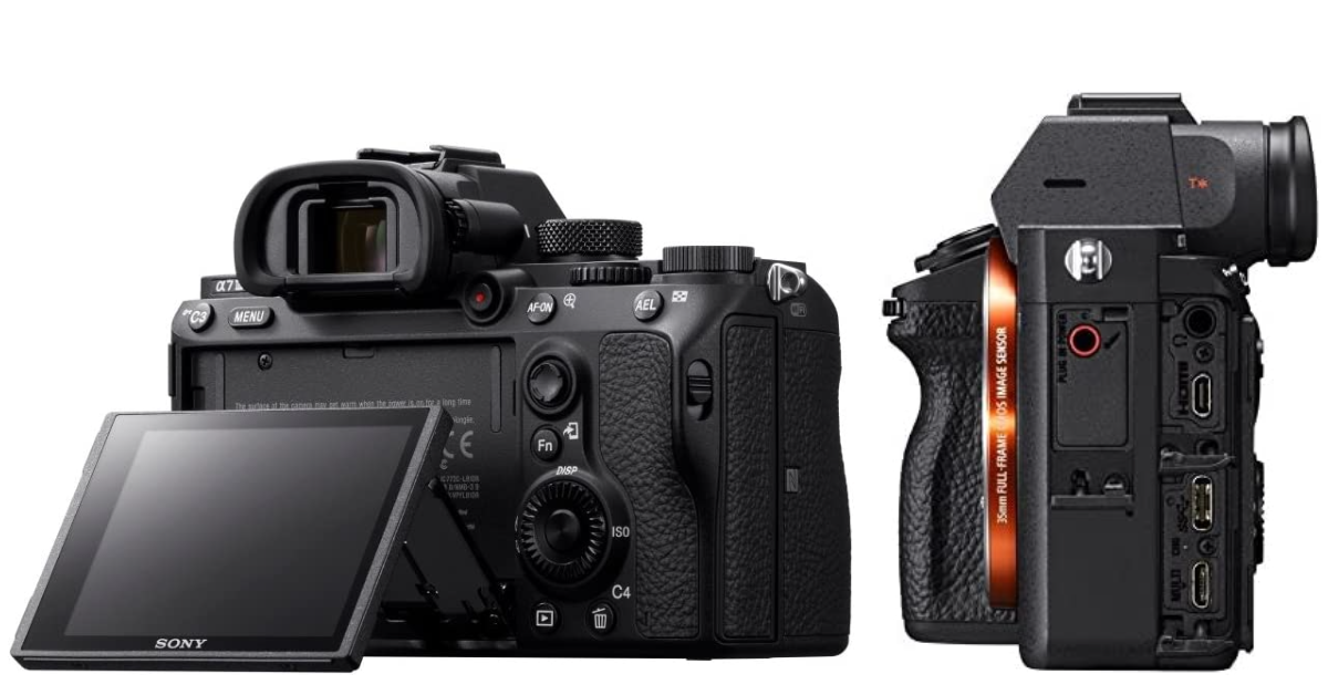 Sony A7 III camera for recording interviews