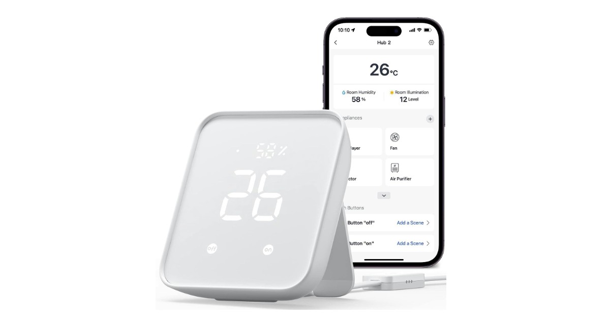 SwitchBot Hub 2 capteur temperature wifi