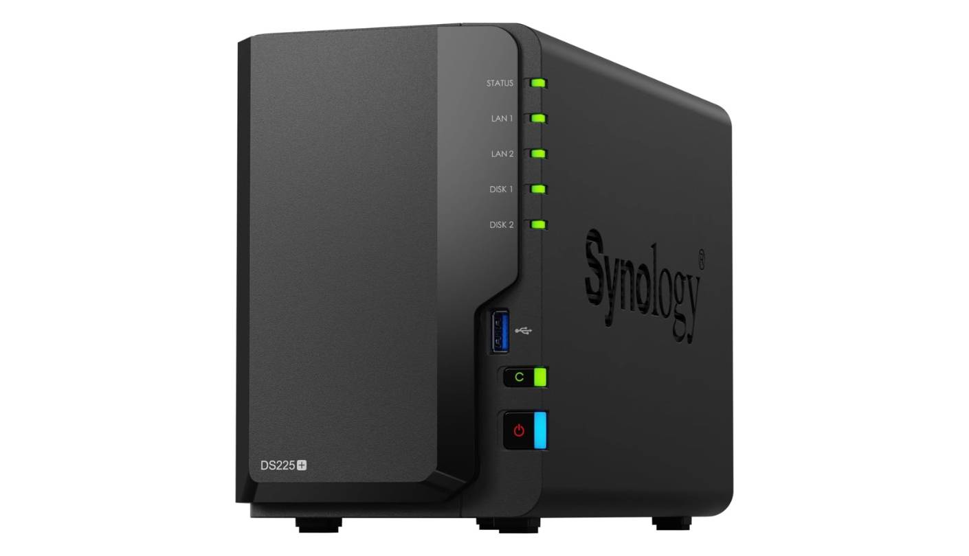 Synology DiskStation DS225 Plus NAS for 4K media streaming