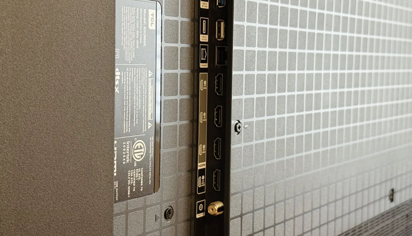 TCL QM8K PS5 gaming TV