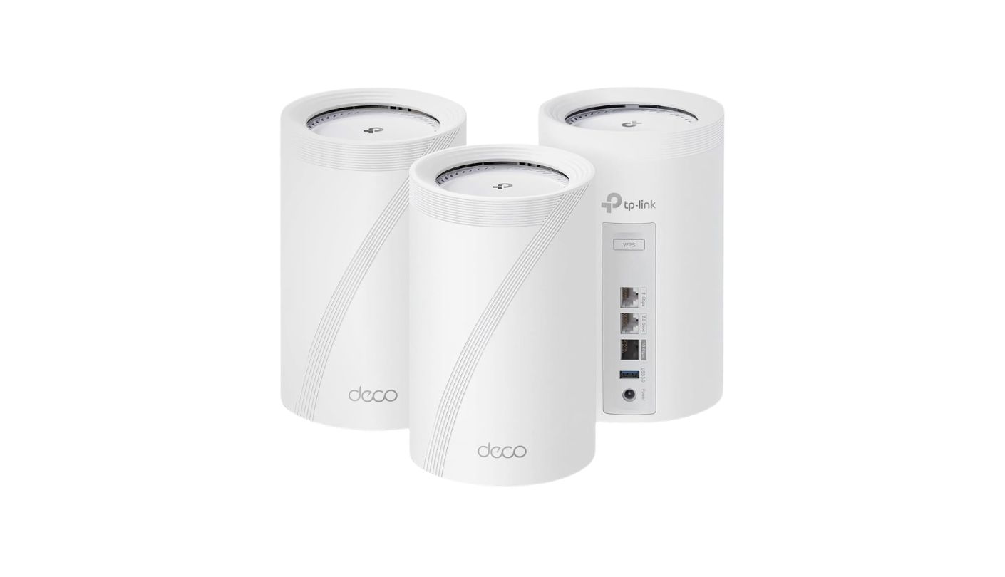 TP-Link Deco 7 Pro BE63 wifi system for concrete walls