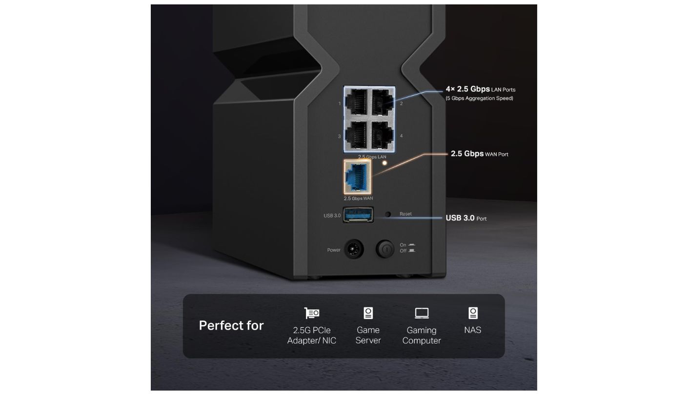 TP-Link Archer BE550 outer for fiber