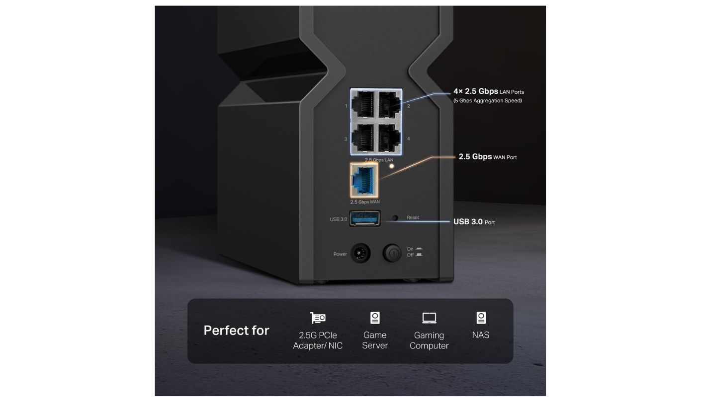 TP-Link Tri-Band BE9300 (Archer BE550) router for large households