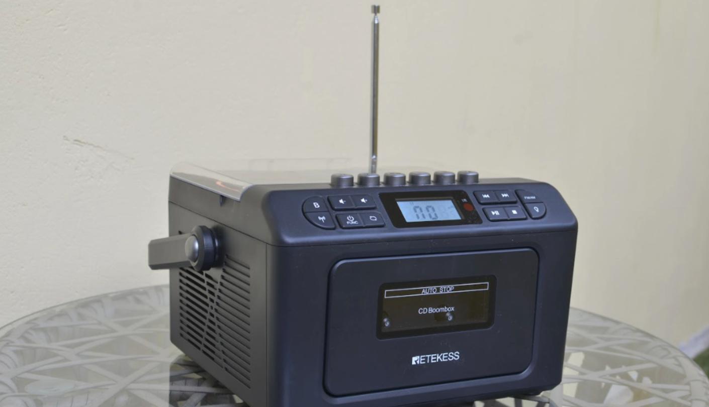 Retekess TR642 cassette tape recorder boombox