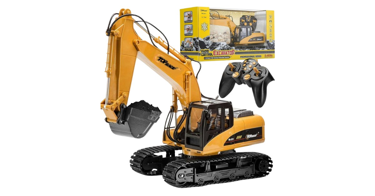 Top Race hydraulic rc excavator review