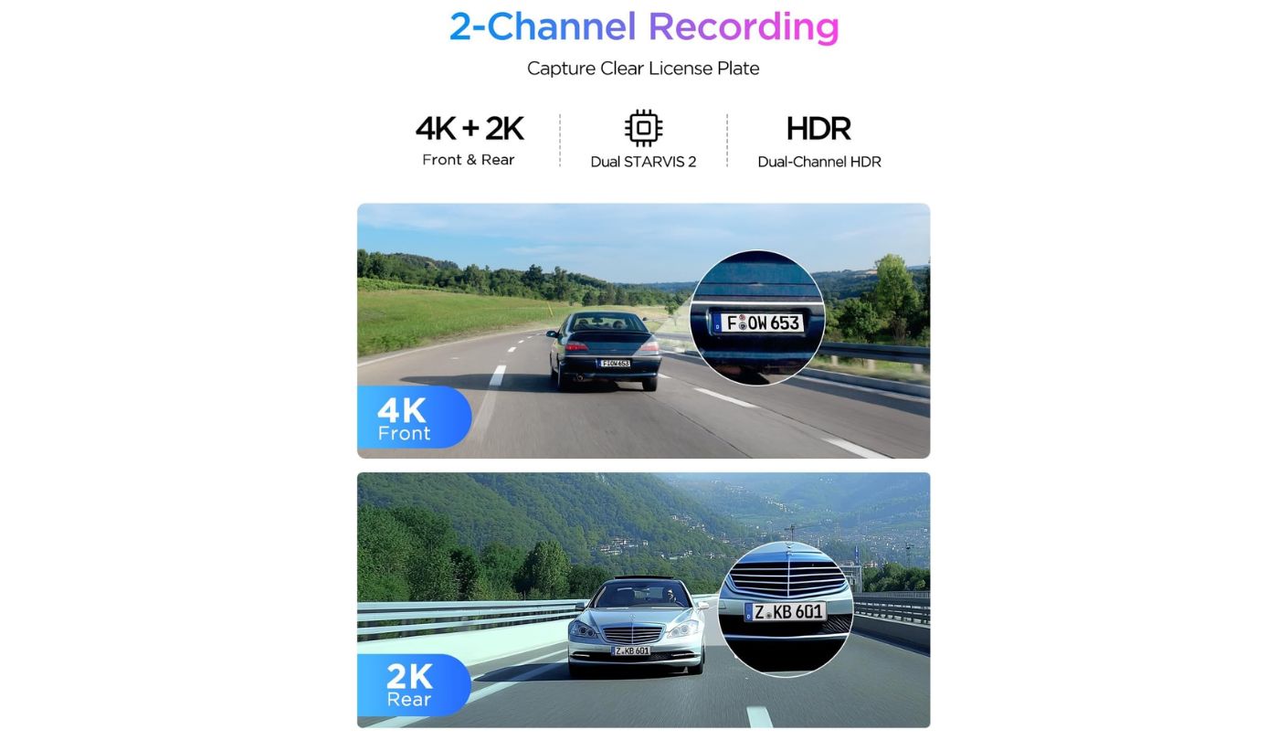 VIOFO A329S 2CH parking mode dash cam
