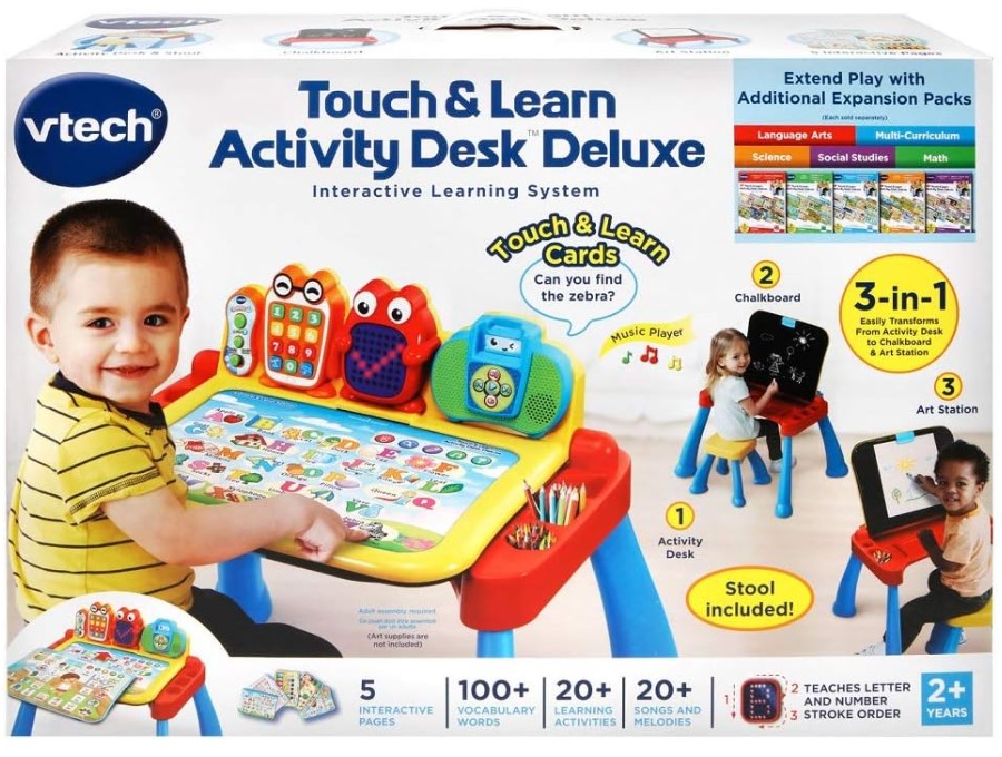 VTech Touch and Learn Activity Desk Deluxe smart toy for toddlers