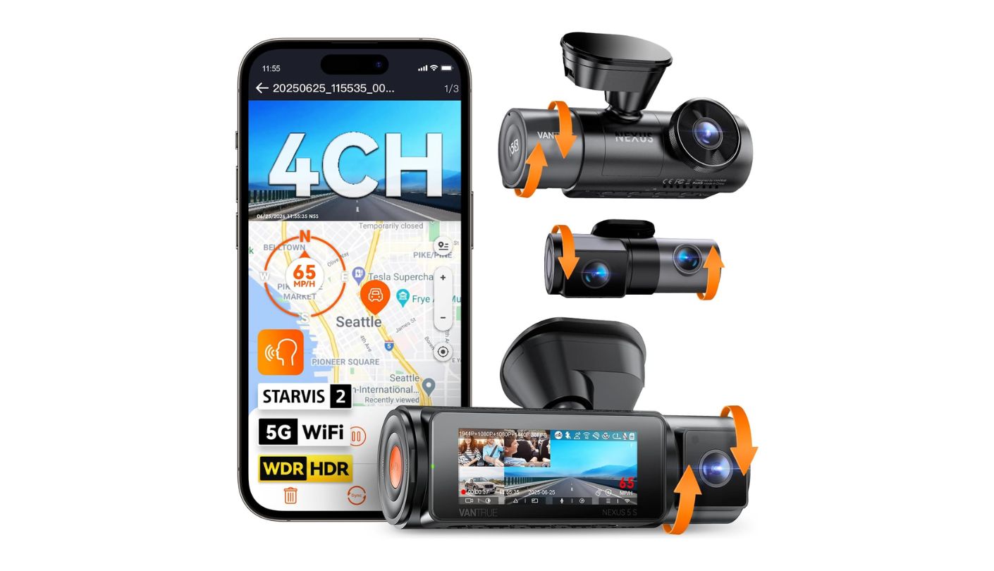 Vantrue N5S parking mode dash camera review