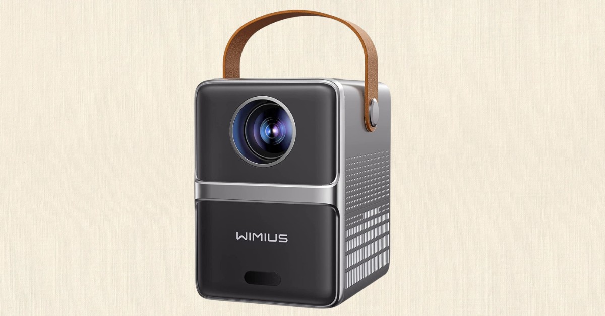 WiMiUS P61 Mini projector for van life