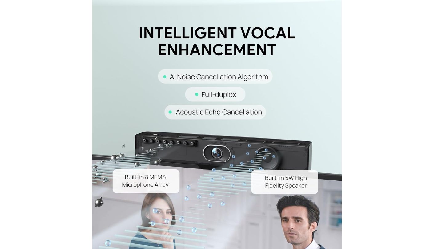Yealink UVC34 all-in-one webcam microphone