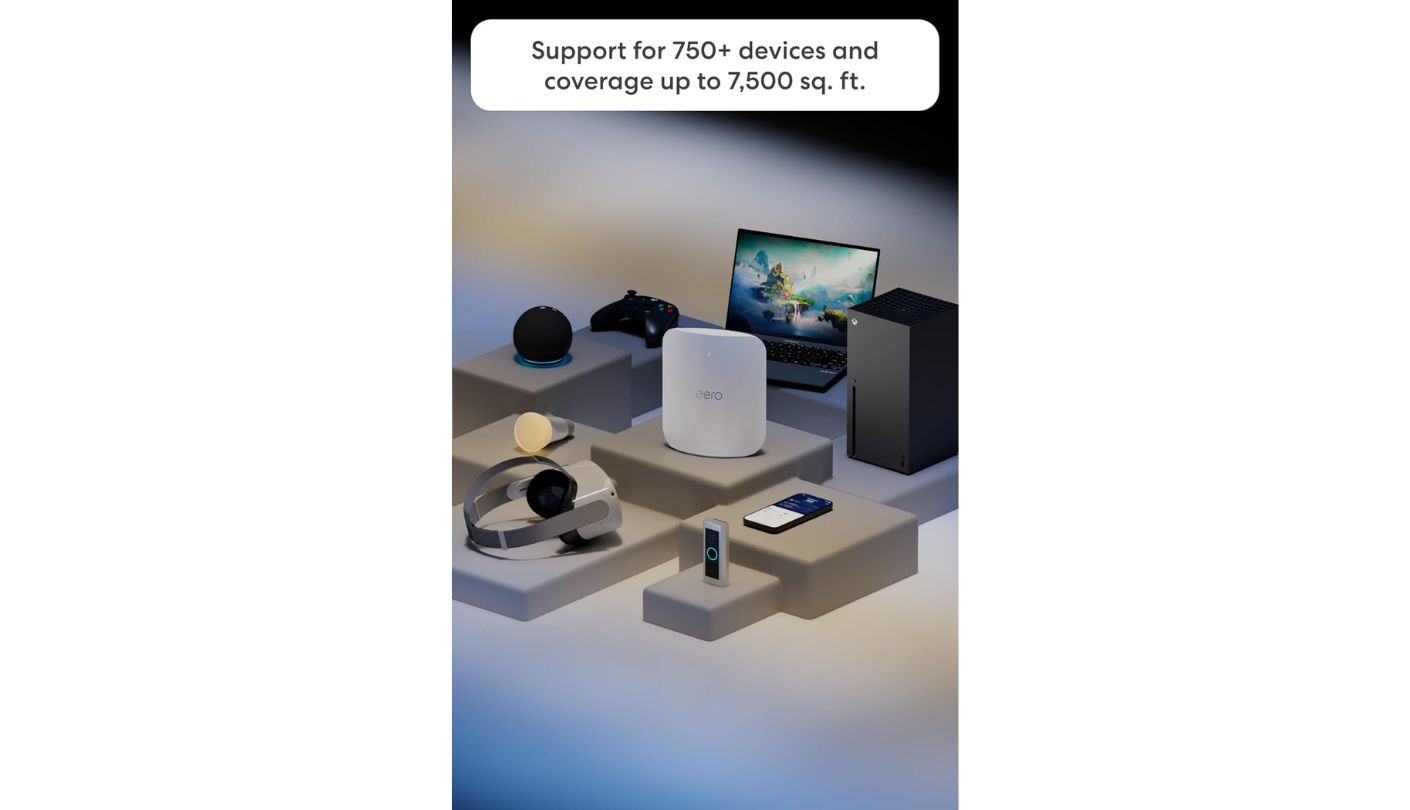 Amazon eero Max 7 mesh network for old house