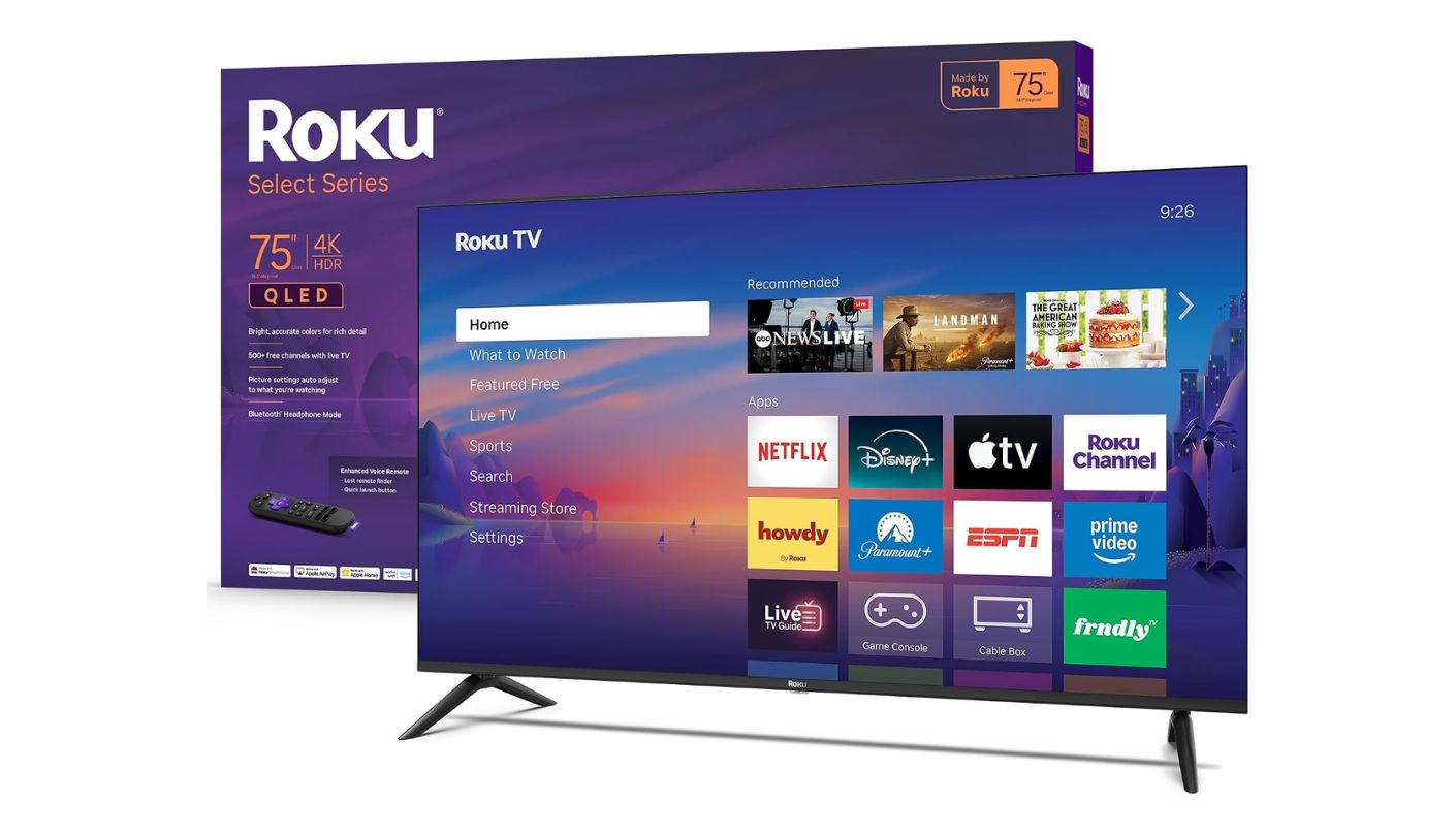 Roku Select Series 75 inch TV under 1000