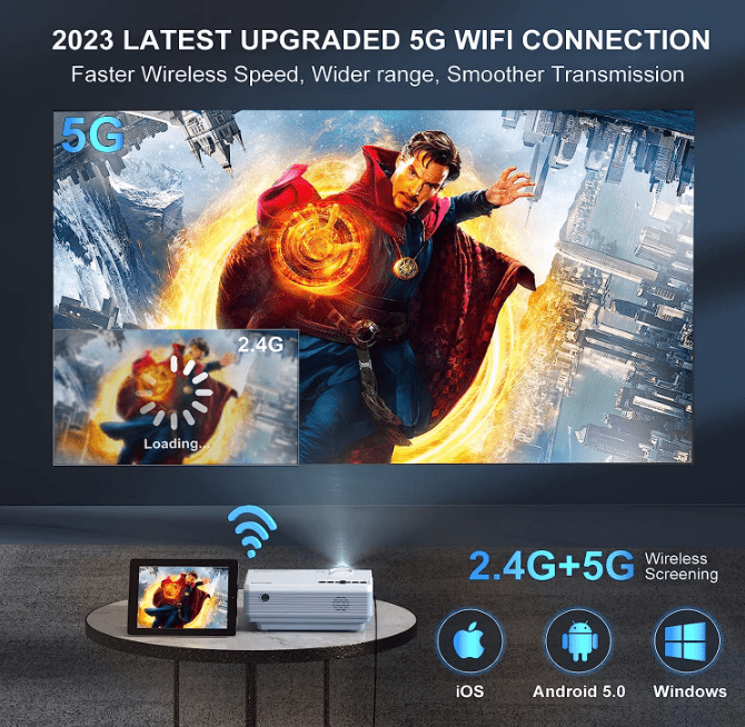 FUDONI SPARE P1 Wireless Projector