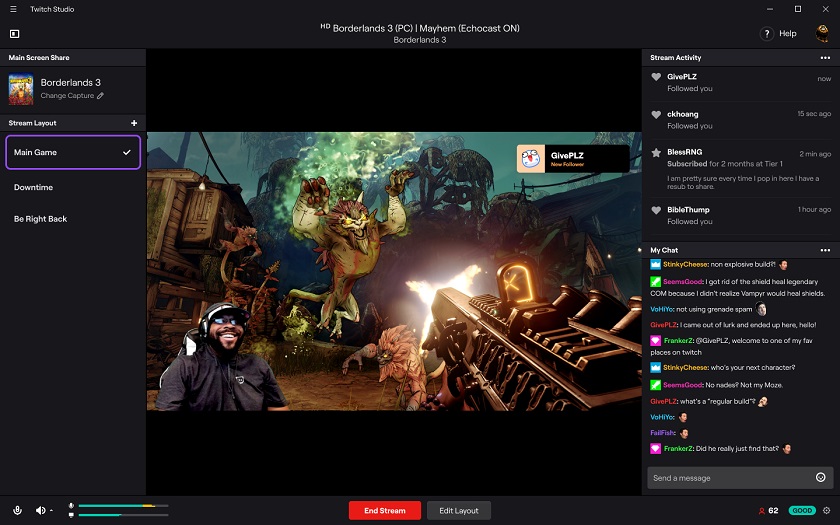 Для стримерів-початківців: Twitch випустила додаток Twitch Studio