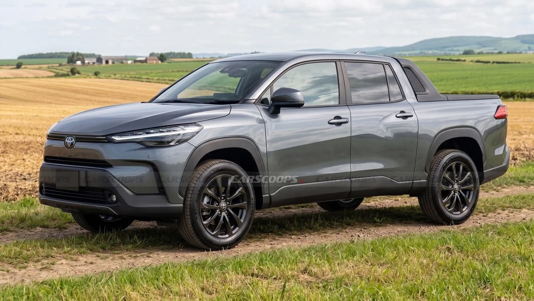 Рендер пикапа Toyota Corolla Cross