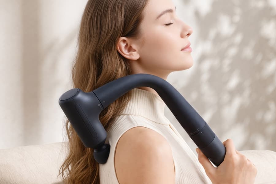 Массажер Xiaomi Mi Long-Handle Fascia Gun 3 в разобранном виде