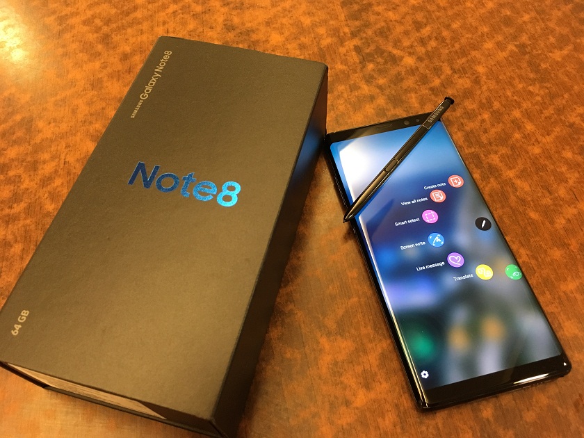 Samsung Galaxy Note 8 started to upgrade to Android 8.0 Oreo