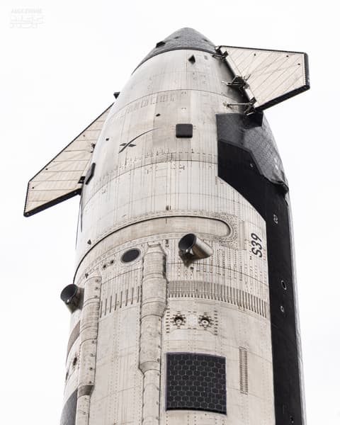 Starship на стартовой площадке