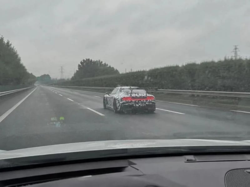 Xiaomi electric sports car spy shot