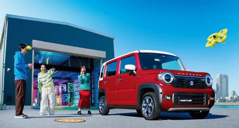 Suzuki Hustler вид сзади