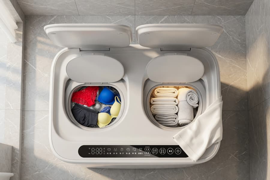 Xiaomi Mijia Mini Dual-Zone Washing Machine