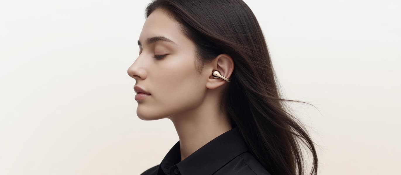 Концепт новых наушников-клипс от Xiaomi с поддержкой ИИ