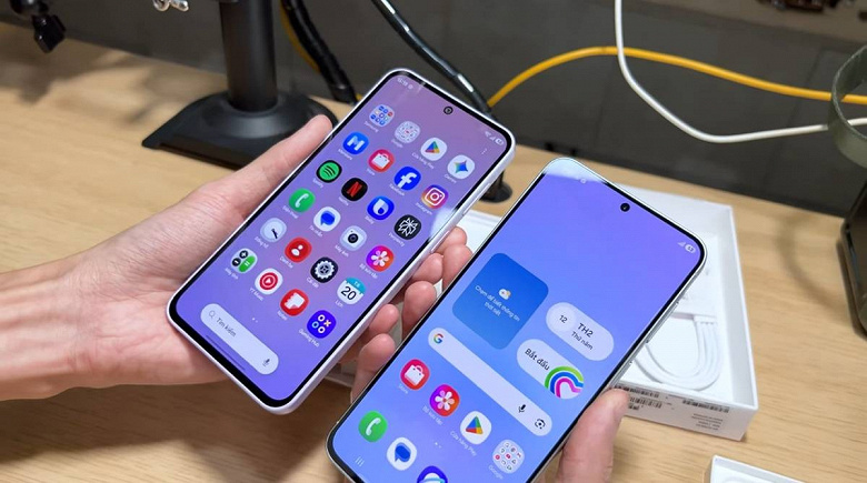 Порівняння дизайну Galaxy A37 та A57