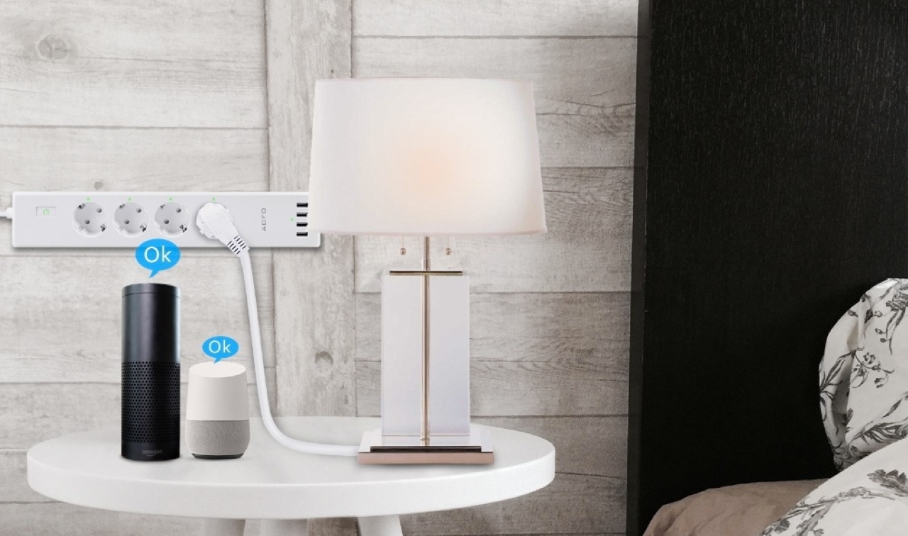 Розумний мережевий фільтр AOFO з підтримкою Alexa та Google Assistant