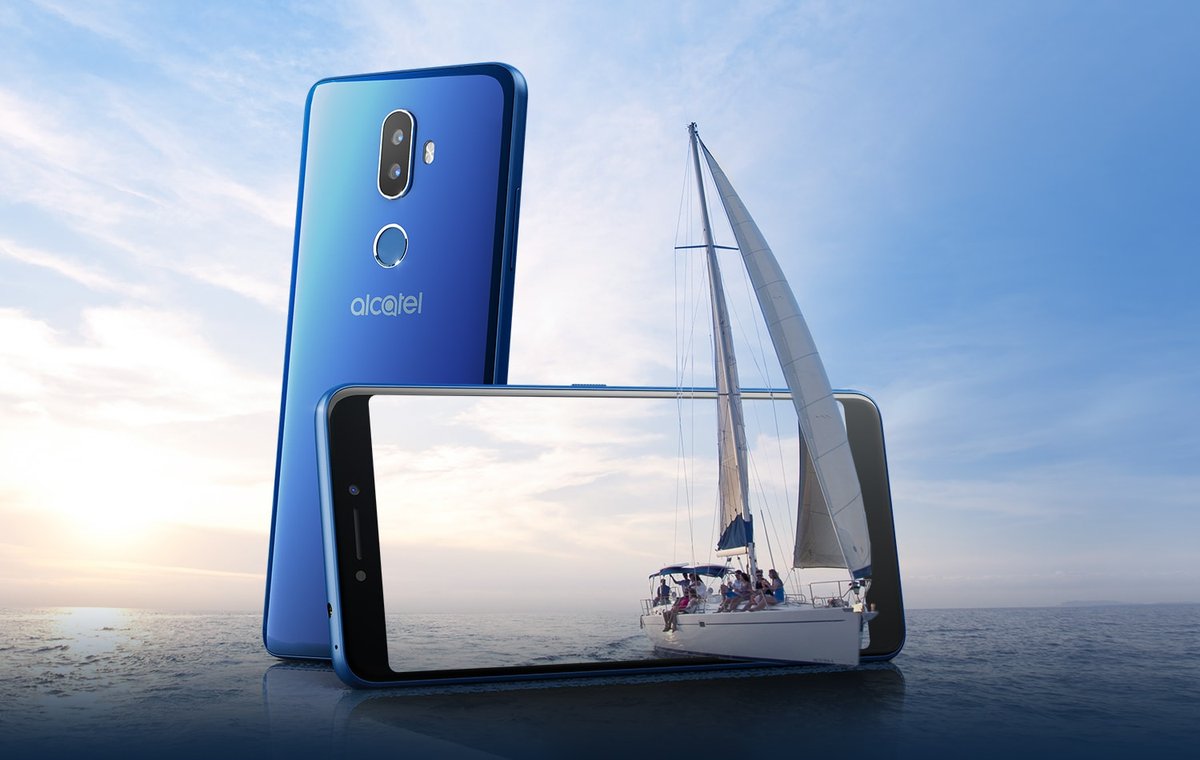On the Internet there was an advertising video Alcatel 3V