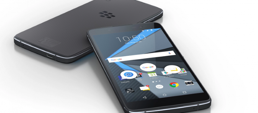 The first image of a full-screen smartphone BlackBerry Ghost