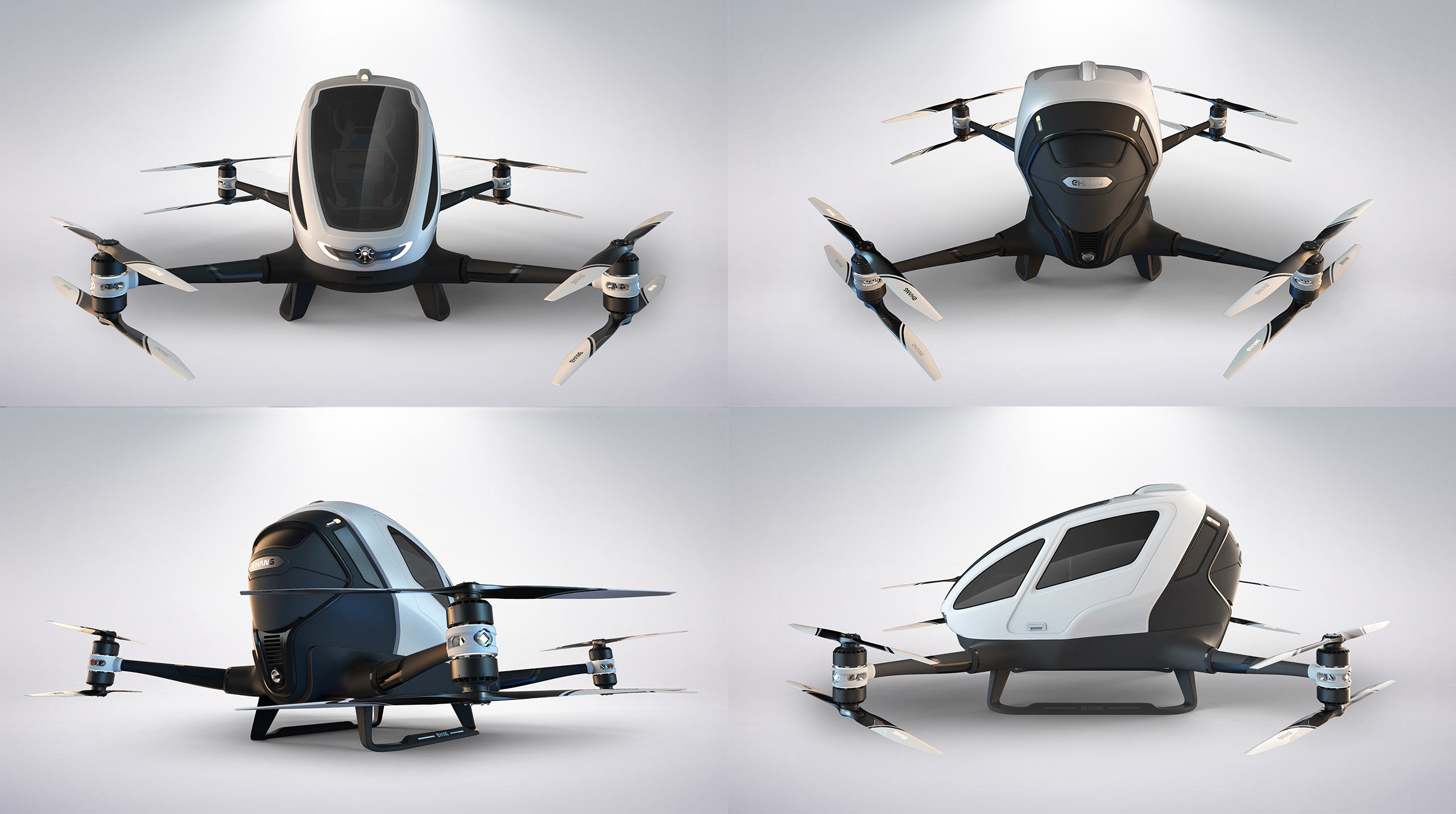 Passenger drone Ehang 184 made the first flight with a man on board
