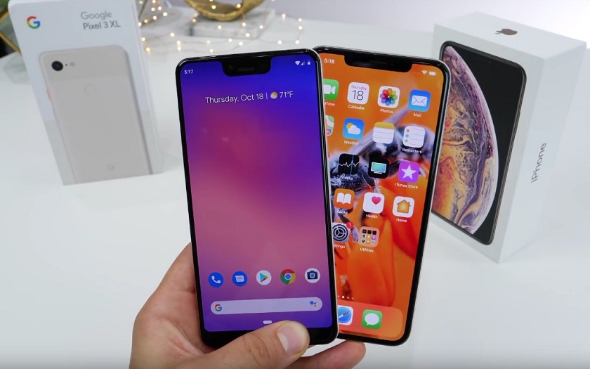 Google Pixel 3 XL против iPhone XS Max в тесте на скорость