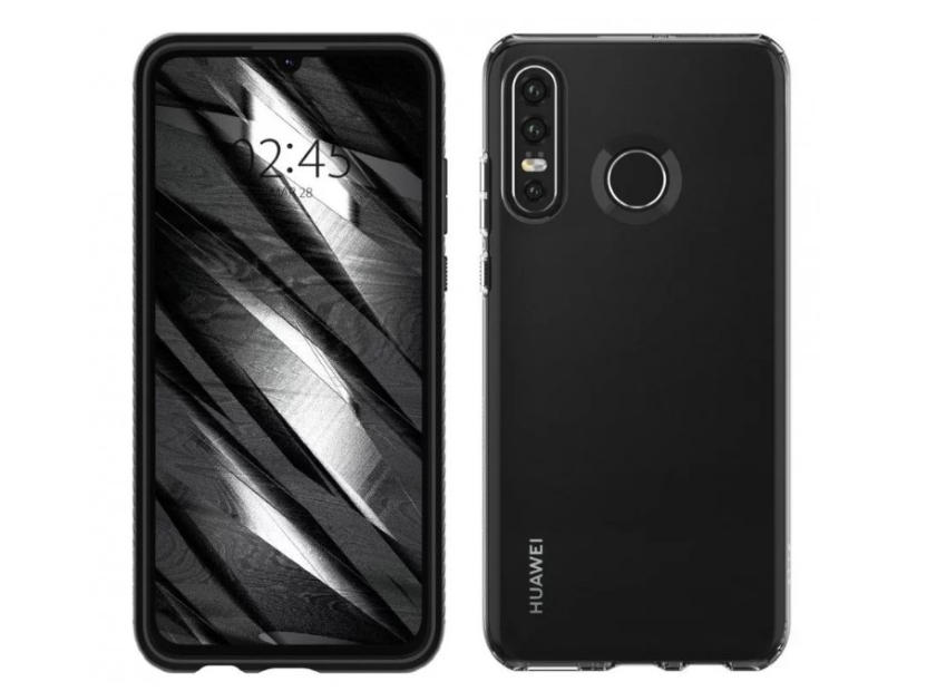Huawei P30 Lite показался на рендерах с каплевидным вырезом и тройной основной камерой