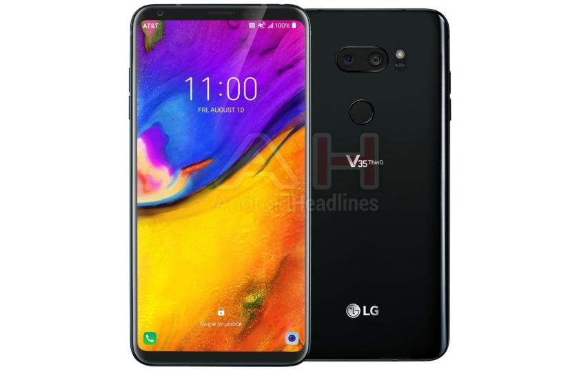 LG V35 ThinQ показался на «живом» снимке