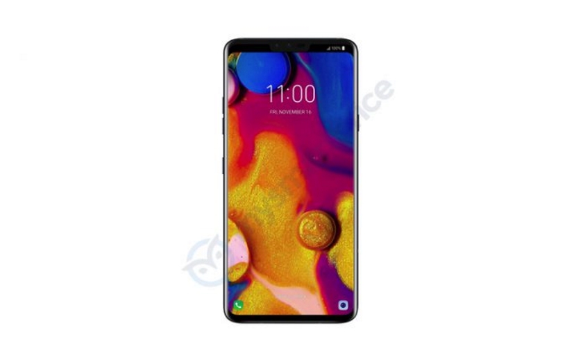 LG V40 ThinQ «засветился» на рендерах: вырез на экране и тройная основная камера
