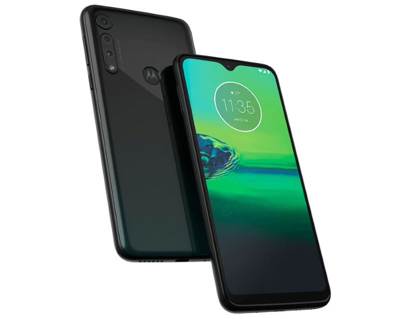 Moto G8 появилась на официальных рендерах: дисплей с каплевидным вырезом, «подбородок» и тройная камера