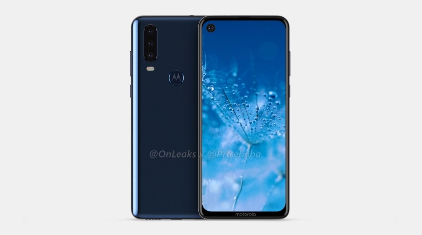 Motorola One Power 2019 на рендерах: дисплей з отвором та потрійна основна камера