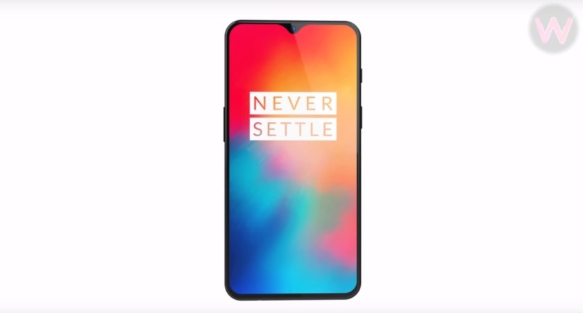 Концепт OnePlus 6T: уменьшенный вырез, тройная камера и сканер отпечатков пальцев в дисплее