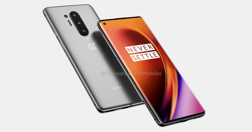 OnePlus 8 Pro появился на качественных изображениях: отверстие в дисплее и камера с четырьмя модулями