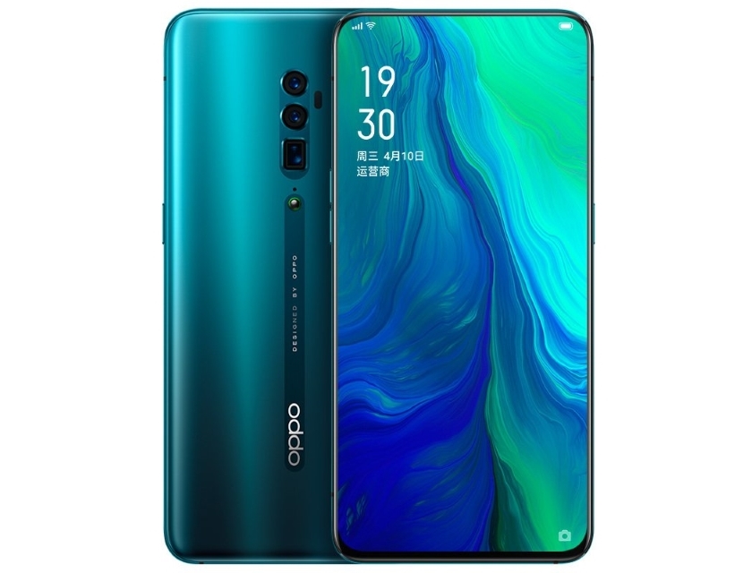 Рендери Oppo Reno 10x Zoom: потрійна камера та дисплей без отворів і вирізів