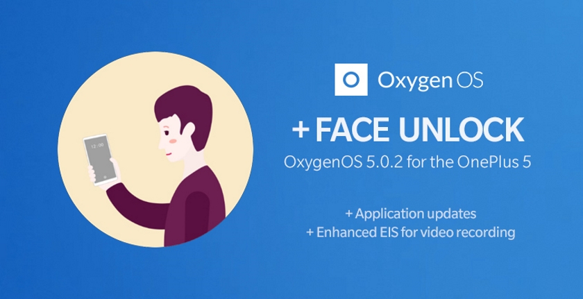 OnePlus 5 получил обновление, в котором добавили Face Unlock
