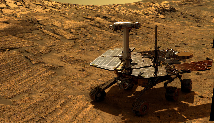 Уснувший марсоход Opportunity уже виден из космоса (фото)